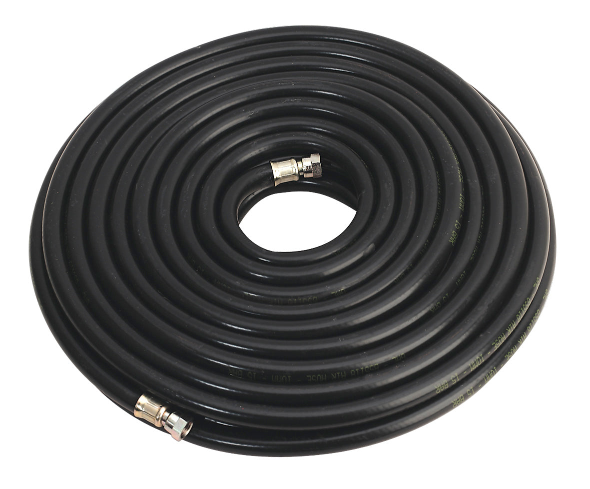 Sealey Air Line Hose 20m x 10mm with 1/4"BSP Unions Heavy Duty AH20RX/38