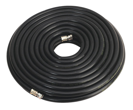 Sealey Air Line Hose 20m x 10mm with 1/4"BSP Unions Heavy Duty AH20RX/38
