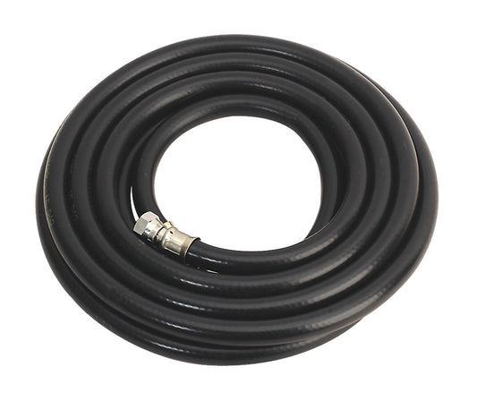 Sealey Air Line Hose 5m x 10mm With 1/4"BSP Unions Heavy Duty AH5RX/38