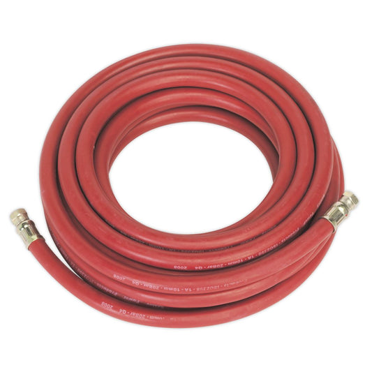 Sealey Air Line Hose 10m x 10mm with 1/4"BSP Unions AHC1038