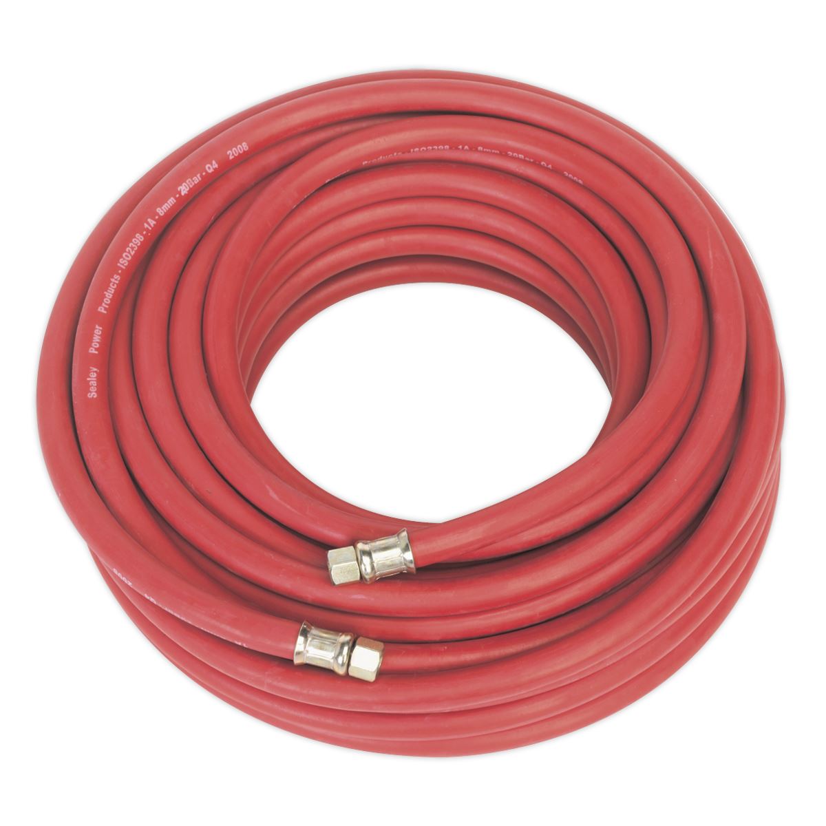 Sealey Air Line Hose 20m x 8mm with 1/4"BSP Unions AHC20