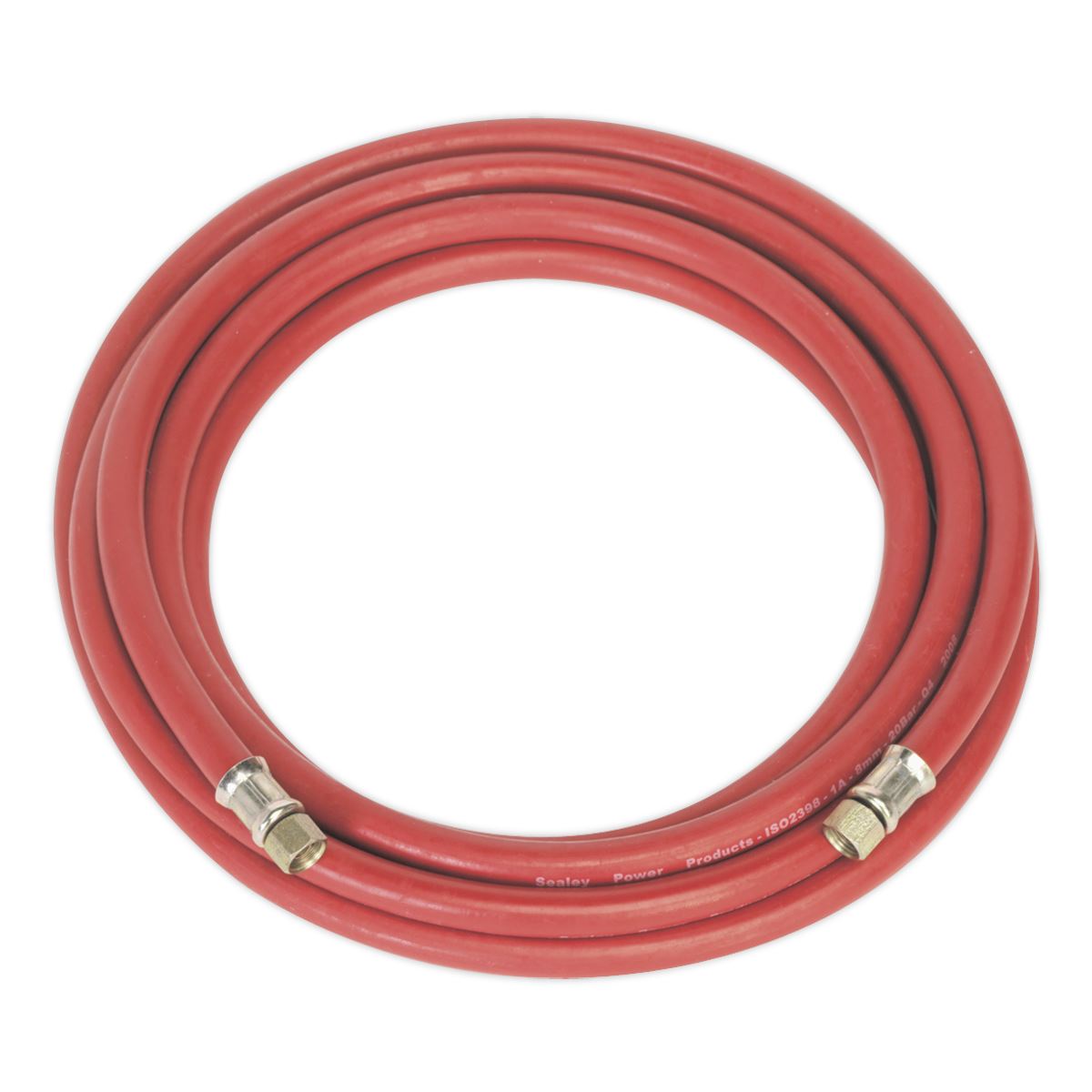 Sealey Air Line Hose 5m x 8mm With 1/4"BSP Unions AHC5