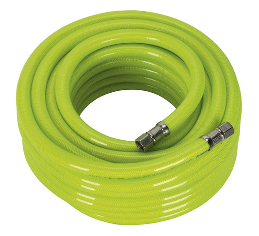 Sealey Air Line Hose High Visibility 15m x 10mm with 1/4"BSP Unions AHFC1538