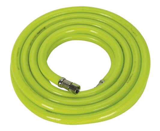 Sealey Air Line Hose High Visibility 5m x 10mm With 1/4"BSP Unions AHFC538