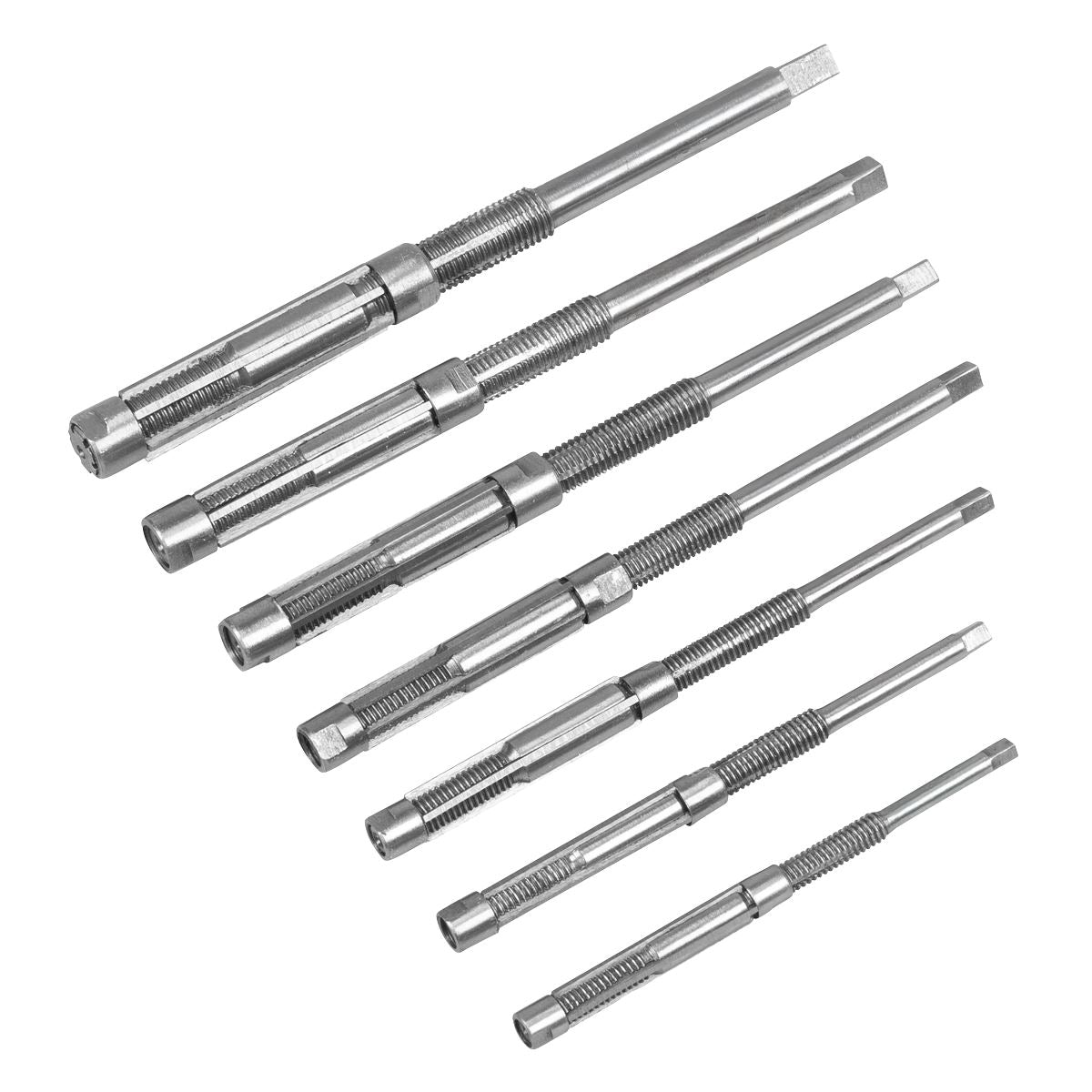 Sealey Adjustable Hand Reamer Set 7pc 6.35mm to 11.91mm Boxed AHR3803