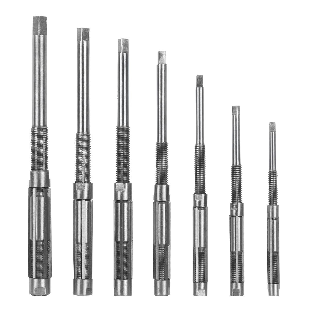 Sealey Adjustable Hand Reamer Set 7pc 6.35mm to 11.91mm Boxed AHR3803