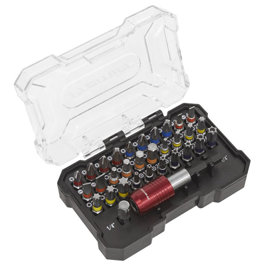 Sealey Colour-Coded Bit Set 32pc AK2110