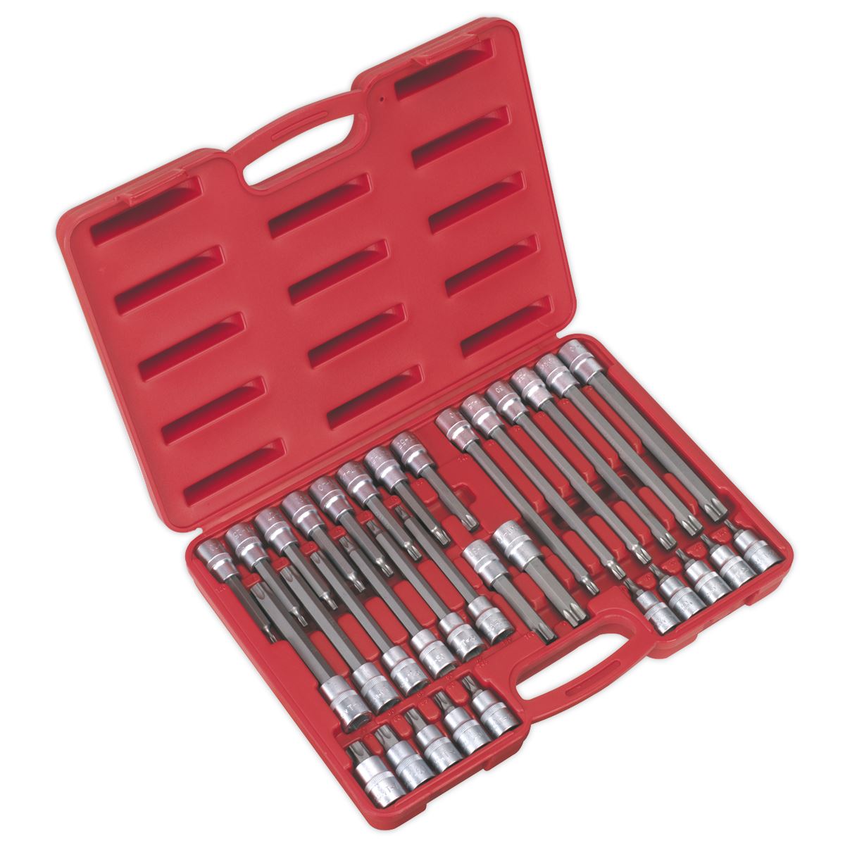 Sealey TRX-Star* Socket Bit Set 32pc 1/2"Sq Drive AK2194