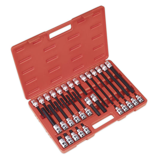 Sealey TRX-Star* Socket Bit Set 32pc 1/2"Sq Drive AK2194