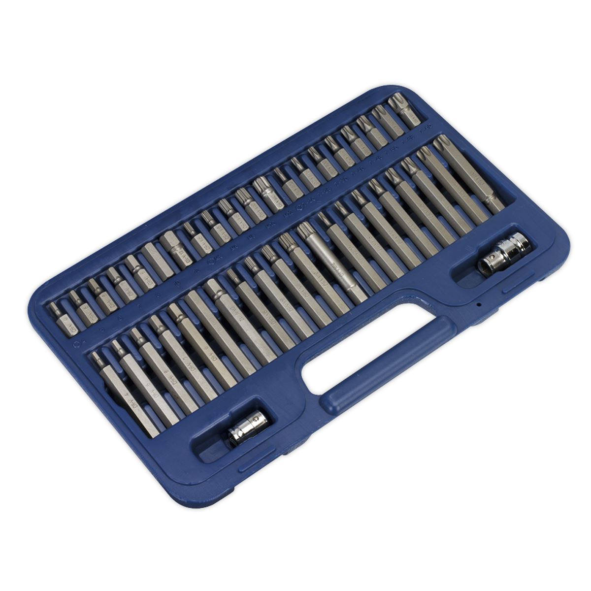 Sealey TRX-Star*/Hex/Spline Bit Set 42pc 3/8" & 1/2"Sq Drive AK219