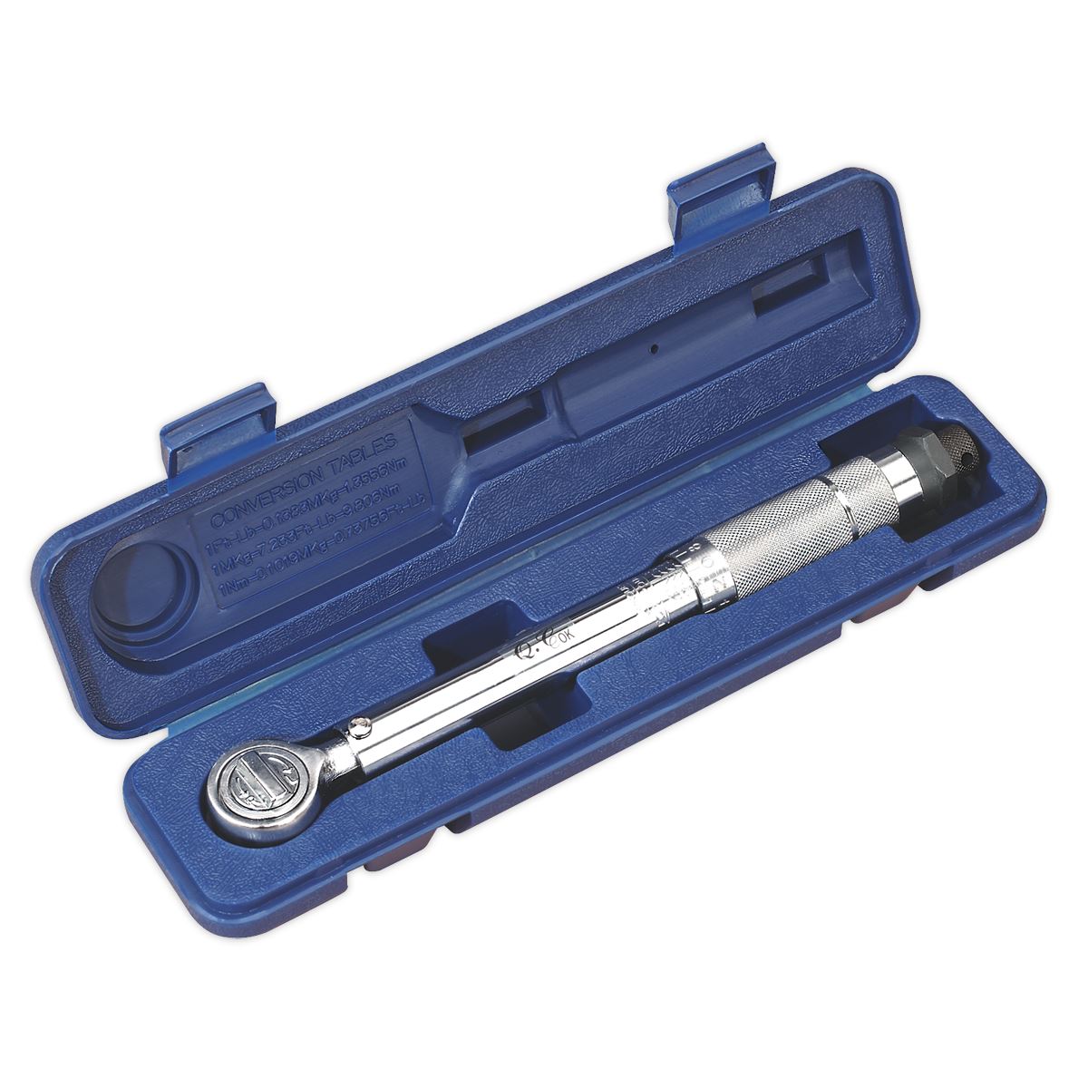Sealey Micrometer Torque Wrench 3/8"Sq Drive 27 to 108Nm 20 to 80lb.ft AK223
