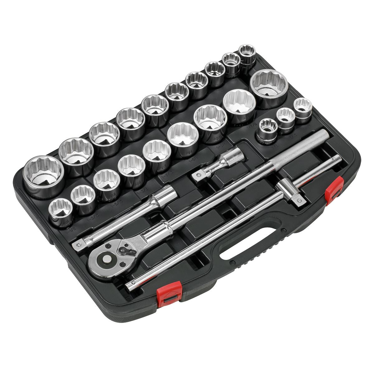 Sealey Socket Set 26pc 3/4"Sq Drive 12 point WallDrive Metric Imperial AK2584