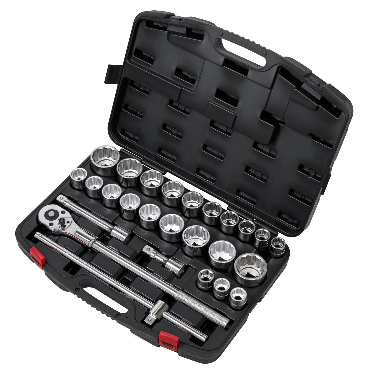 Sealey Socket Set 26pc 3/4"Sq Drive 12 point WallDrive Metric Imperial AK2584