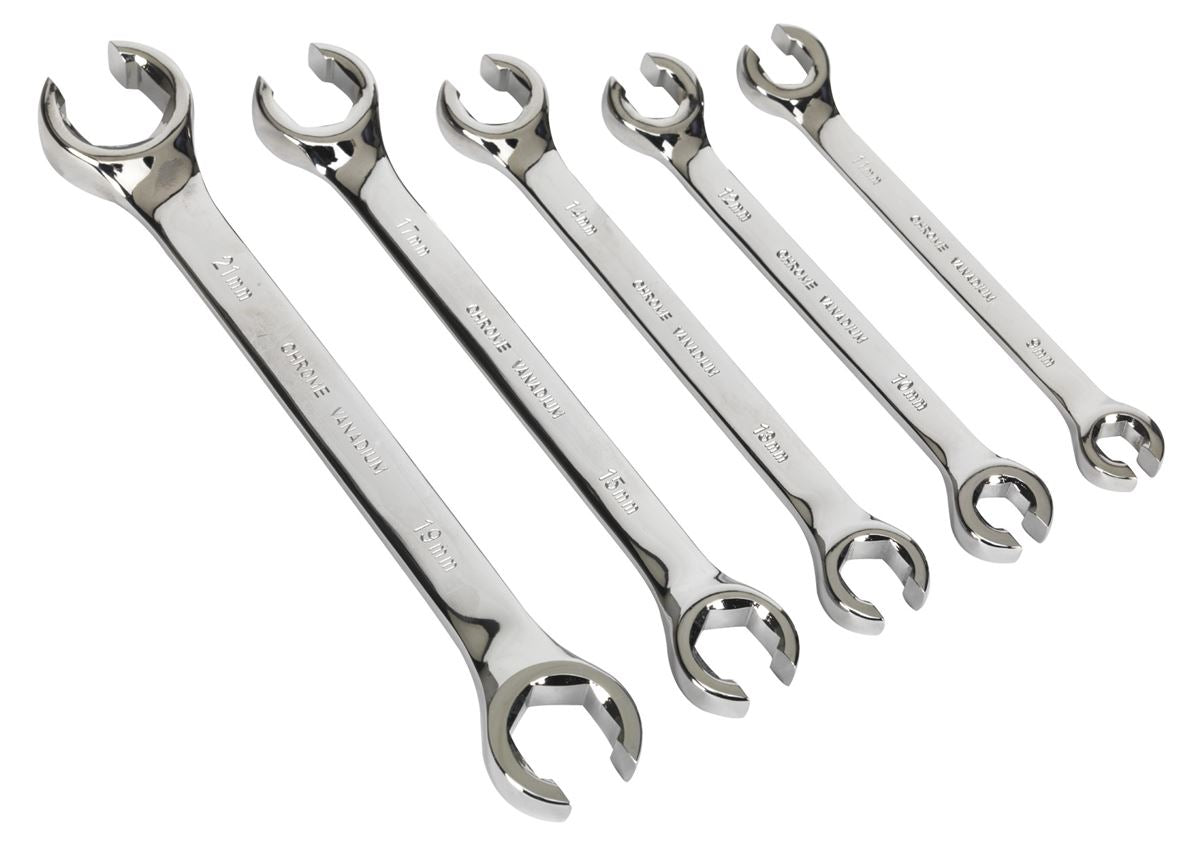 Sealey Flare Nut Spanner Set 5pc Metric AK2651