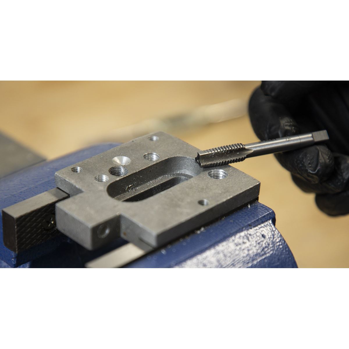 Sealey Metric HSS Drill Bit Set 28pc Inc Taps Taper Secondary Bottoming AK3023