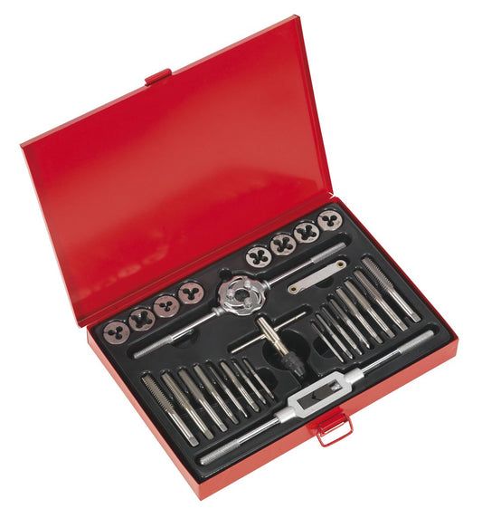 Sealey Tap & Die Set 28pc Split Dies Imperial BSW AK3028BSW