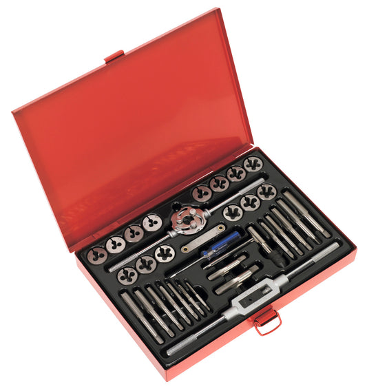 Sealey Tap & Die Set 33pc Split Dies Metric/UNF/BSP AK3033