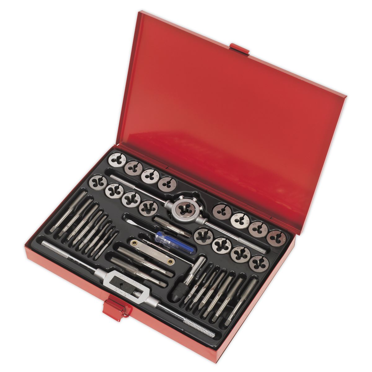Sealey Tap & Die Set 40pc Split Dies Metric AK3040
