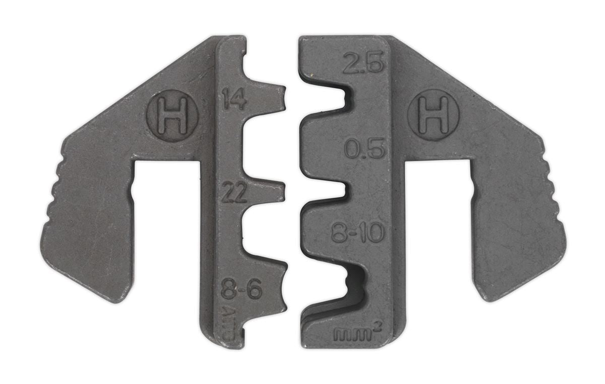 Sealey Open Barrel & D-Sub Crimping Jaws AK3858/H