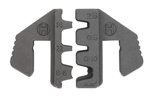 Sealey Open Barrel & D-Sub Crimping Jaws AK3858/H