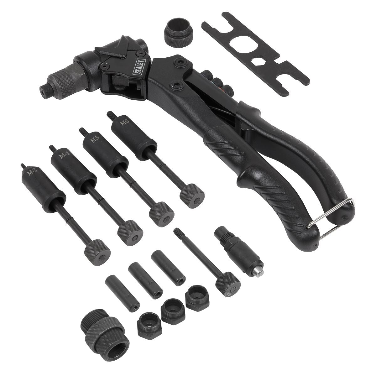 Sealey Blind Nut & Stud Riveting Kit AK396