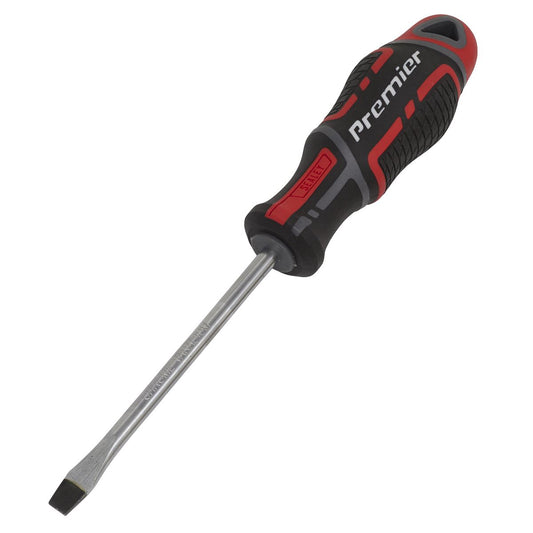Sealey Screwdriver Slotted 6 x 100mm GripMAX&reg; AK4354