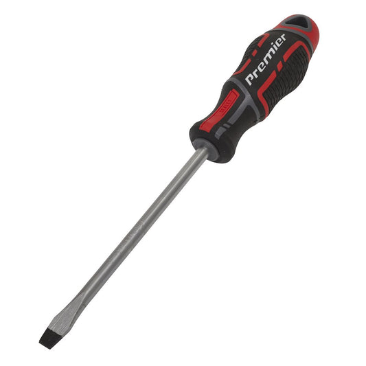 Sealey Screwdriver Slotted 8 x 150mm GripMAX&reg; AK4356