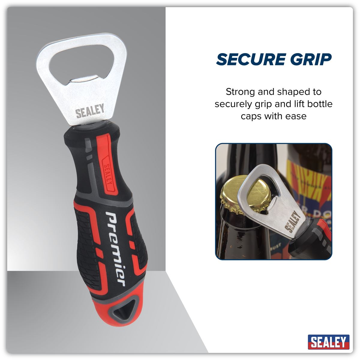 Sealey Bottle Opener GripMAX&reg; AK4368