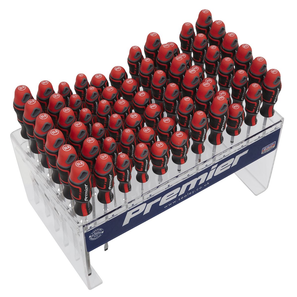 Sealey Individual Screwdrivers GripMAX&reg; 66pc Countertop Display AK4369DS