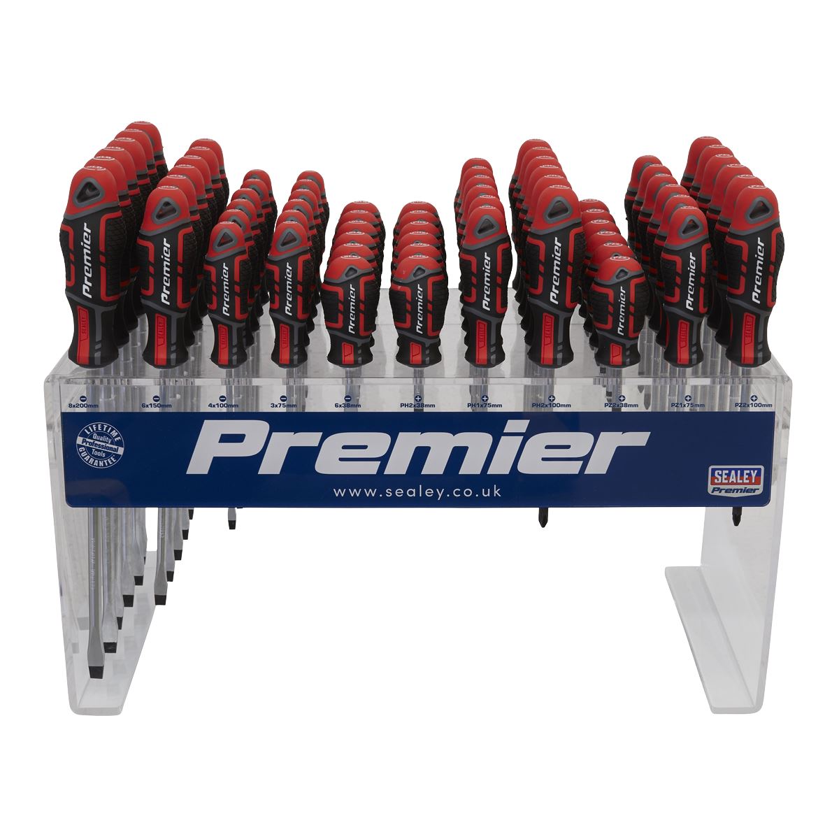 Sealey Individual Screwdrivers GripMAX&reg; 66pc Countertop Display AK4369DS