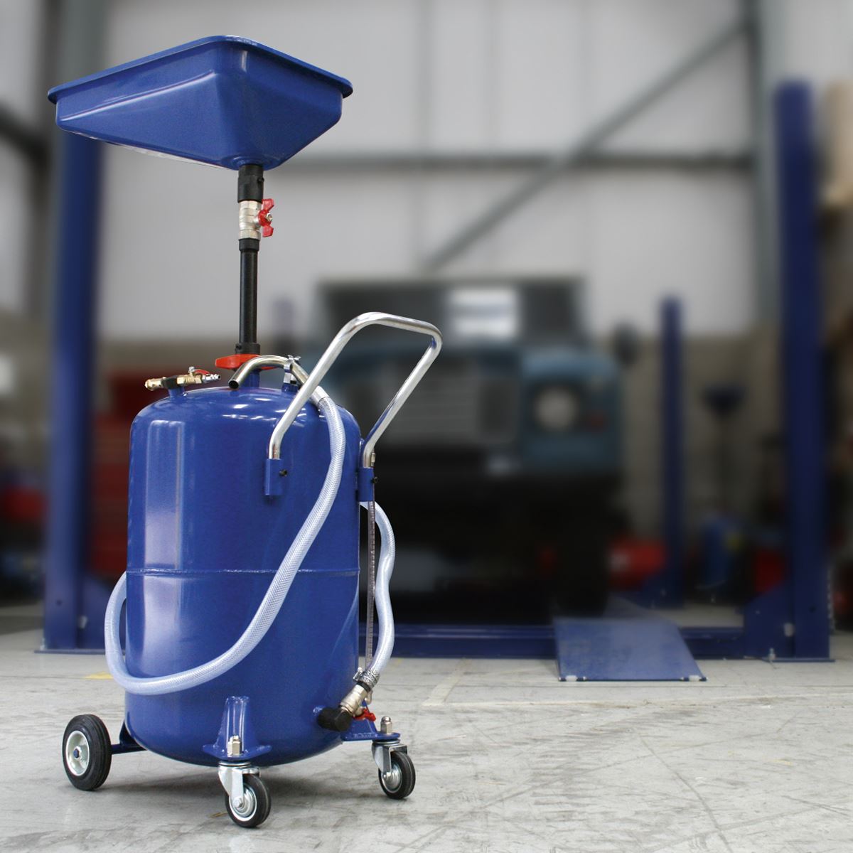 Sealey Waste Oil Drainer 65L Air Discharge AK451DX