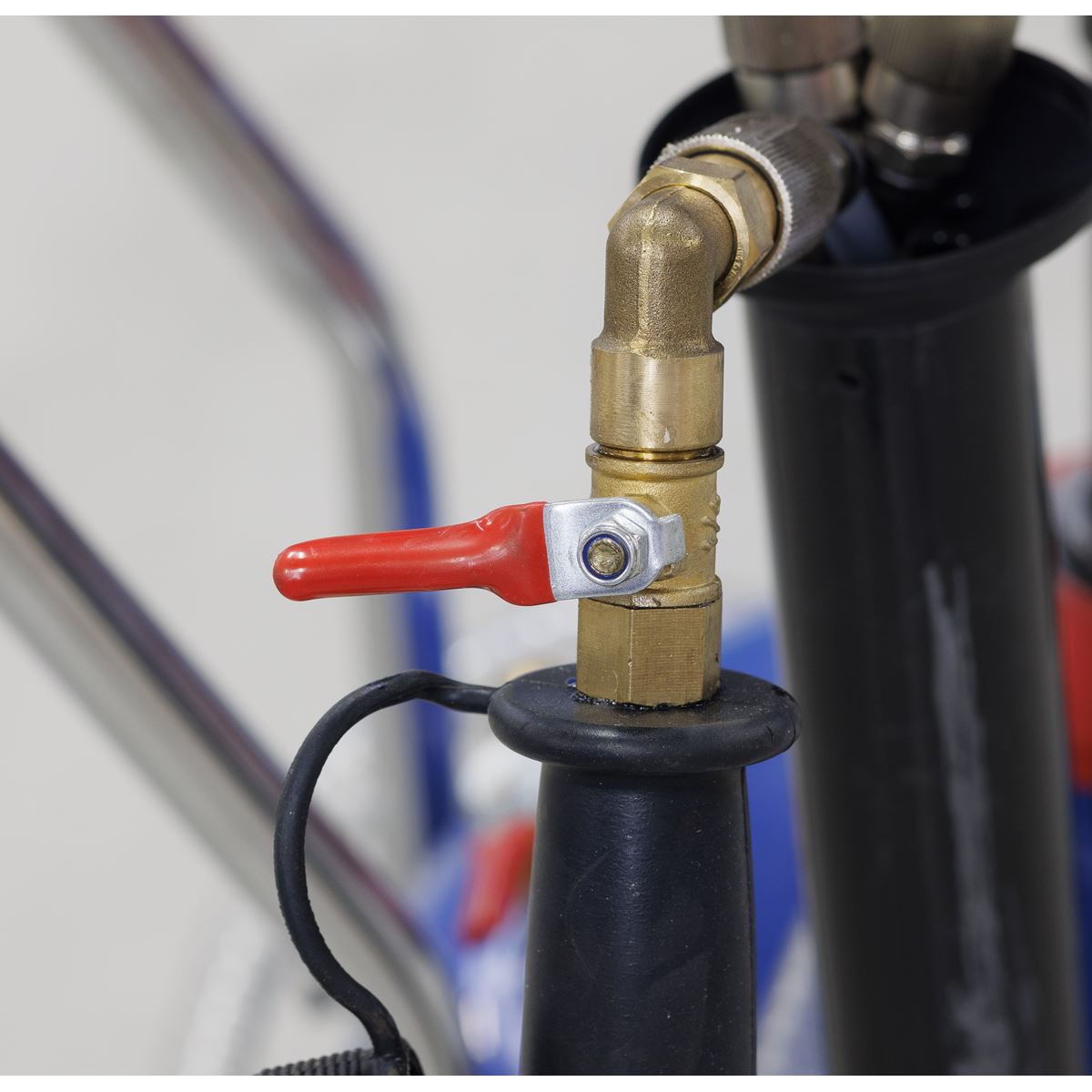 Sealey Mobile Oil Drainer with Probes 35L Air Discharge AK456DX