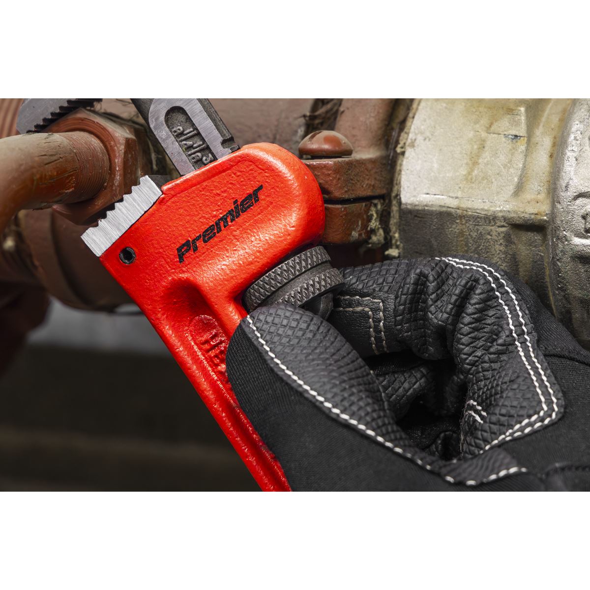 Sealey Pipe Wrench European Pattern 200mm Cast Steel AK5101