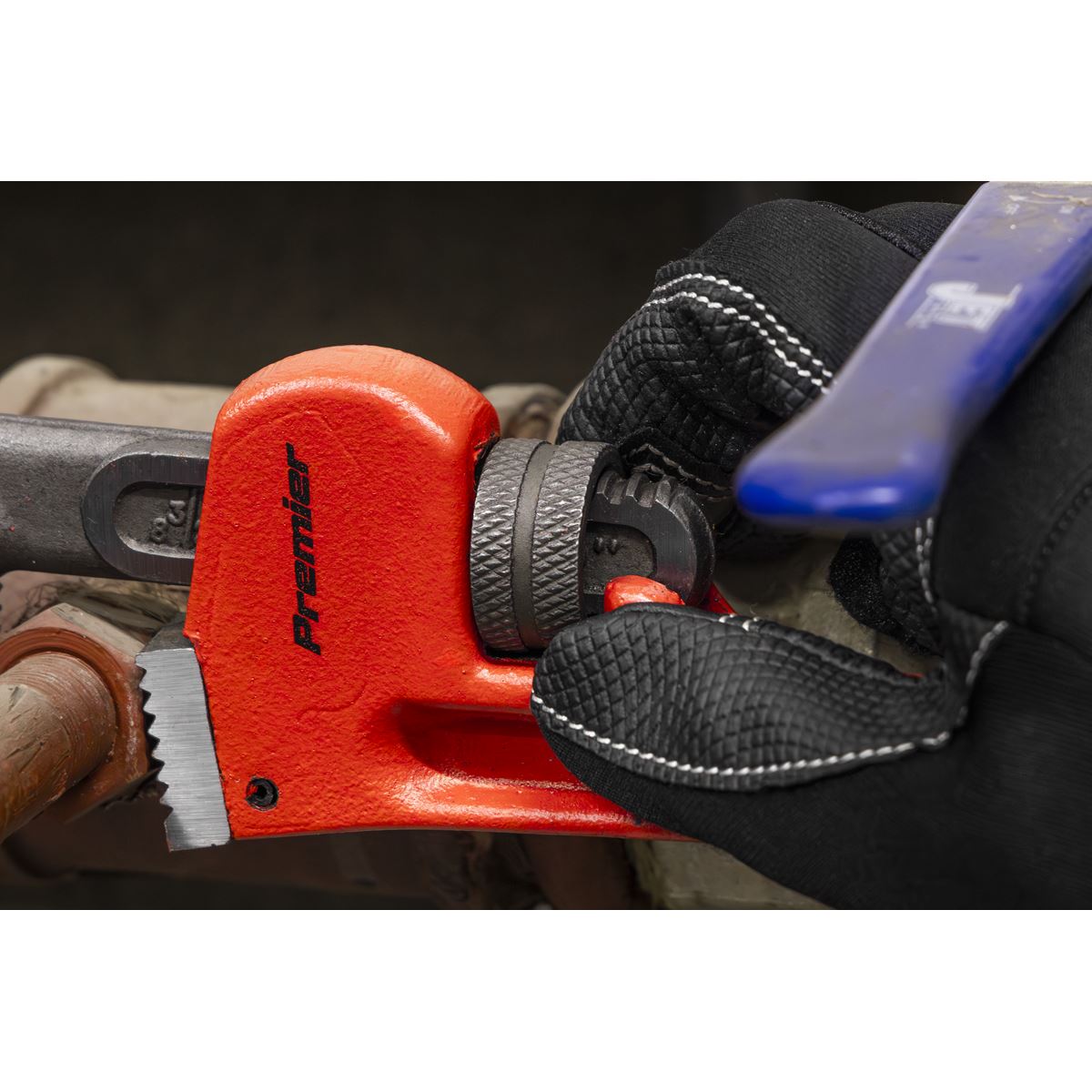 Sealey Pipe Wrench European Pattern 250mm Cast Steel AK5102