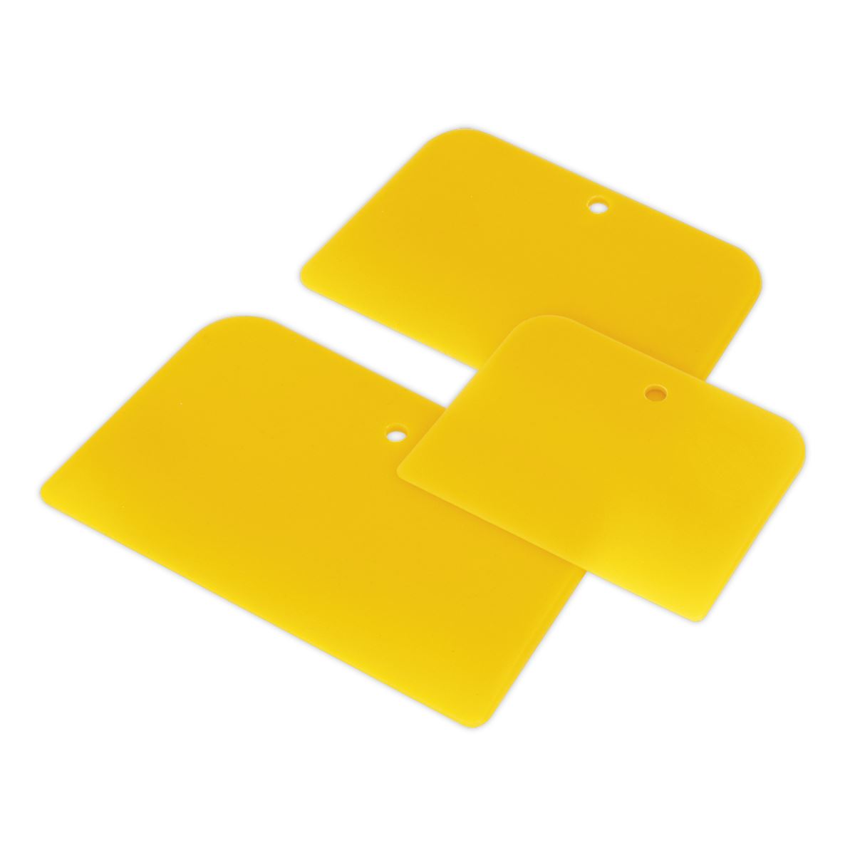 Sealey Body Filler Applicator Set 3pc Widths 100, 125, 150mm AK5225