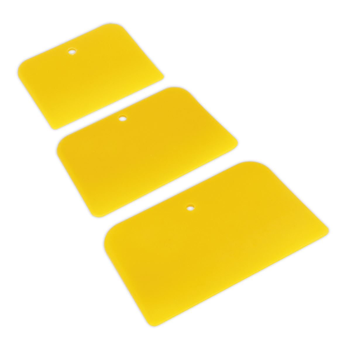 Sealey Body Filler Applicator Set 3pc Widths 100, 125, 150mm AK5225