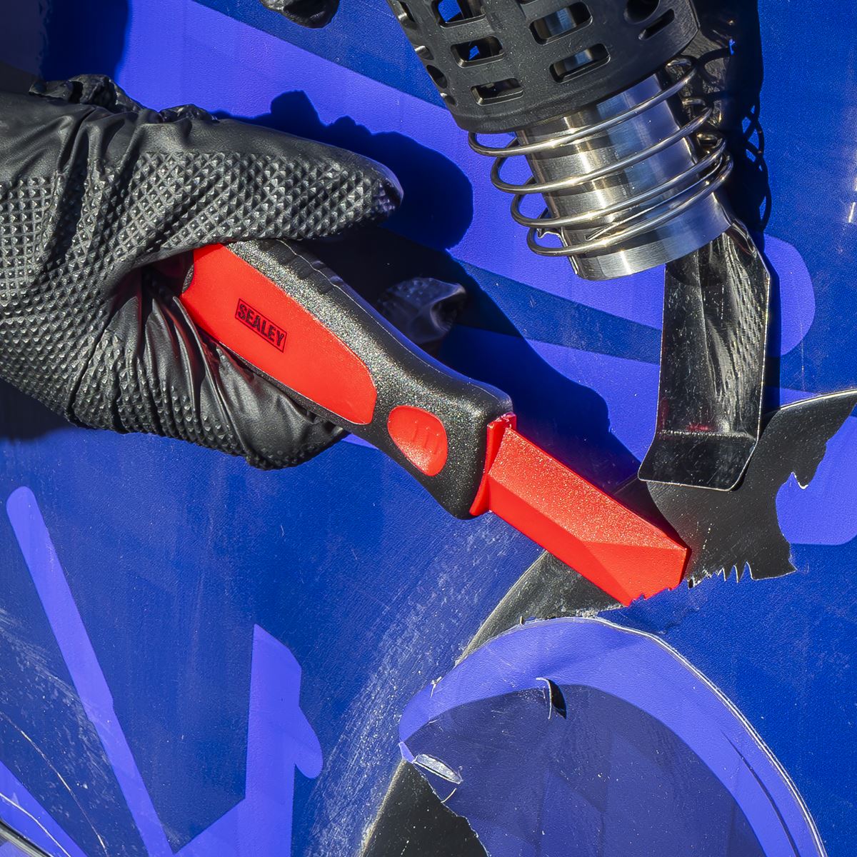 Sealey Non Marring Scraper Prevent Scratching Marking On Paint And Panel AK5252