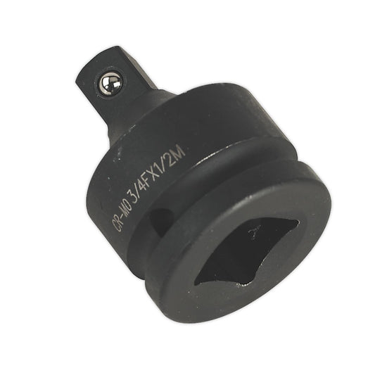 Sealey Impact Adaptor 3/4"Sq Drive Female to 1/2"Sq Drive Male AK5403