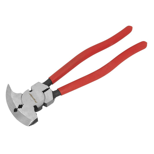 Sealey Fencing Pliers 260mm Striking Face Pincer With Clamp On Top Jaw AK5450