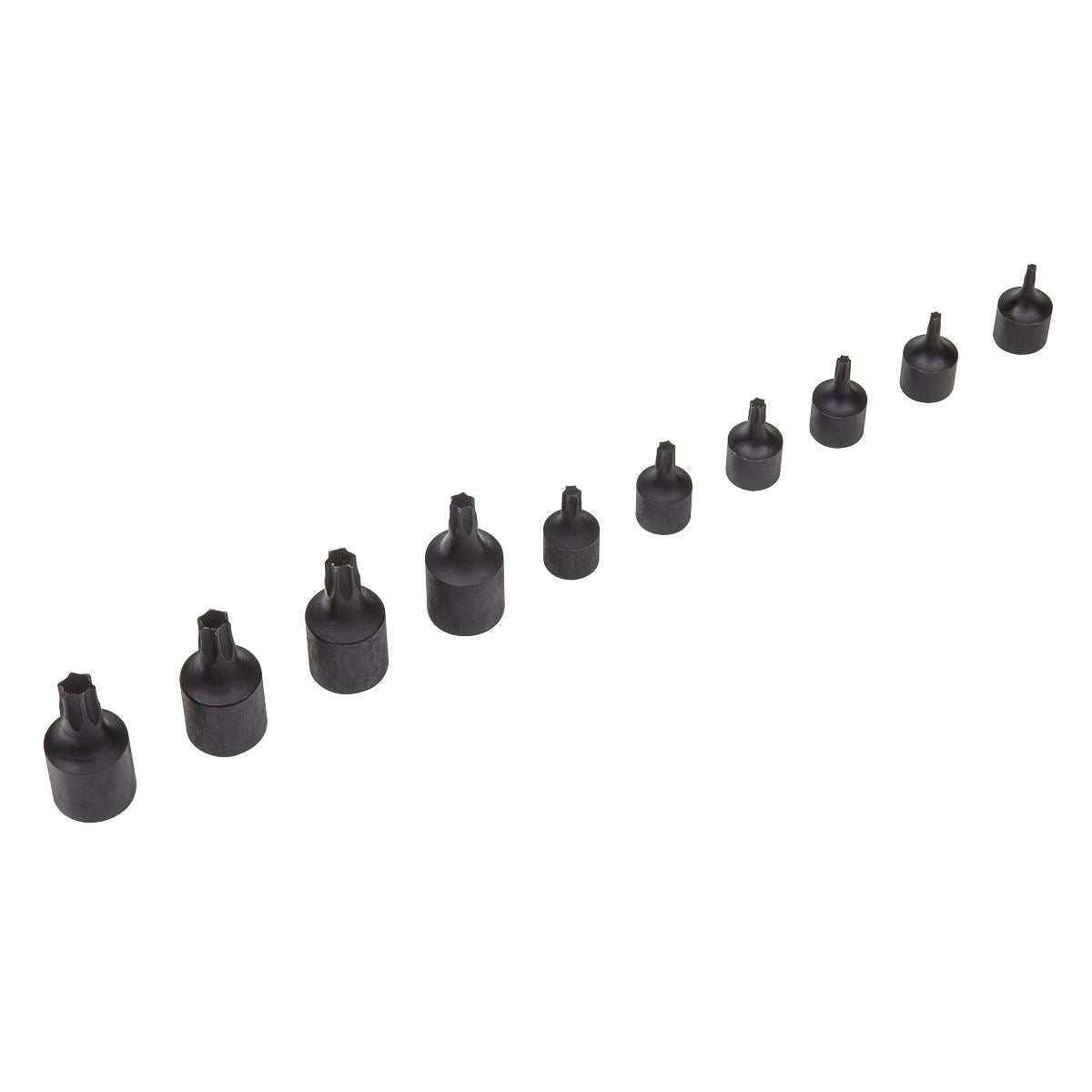 Sealey Low Profile TRX-Star* Impact Socket Bit Set 1/4" & 3/8" Sq Drive 10pc AK5526