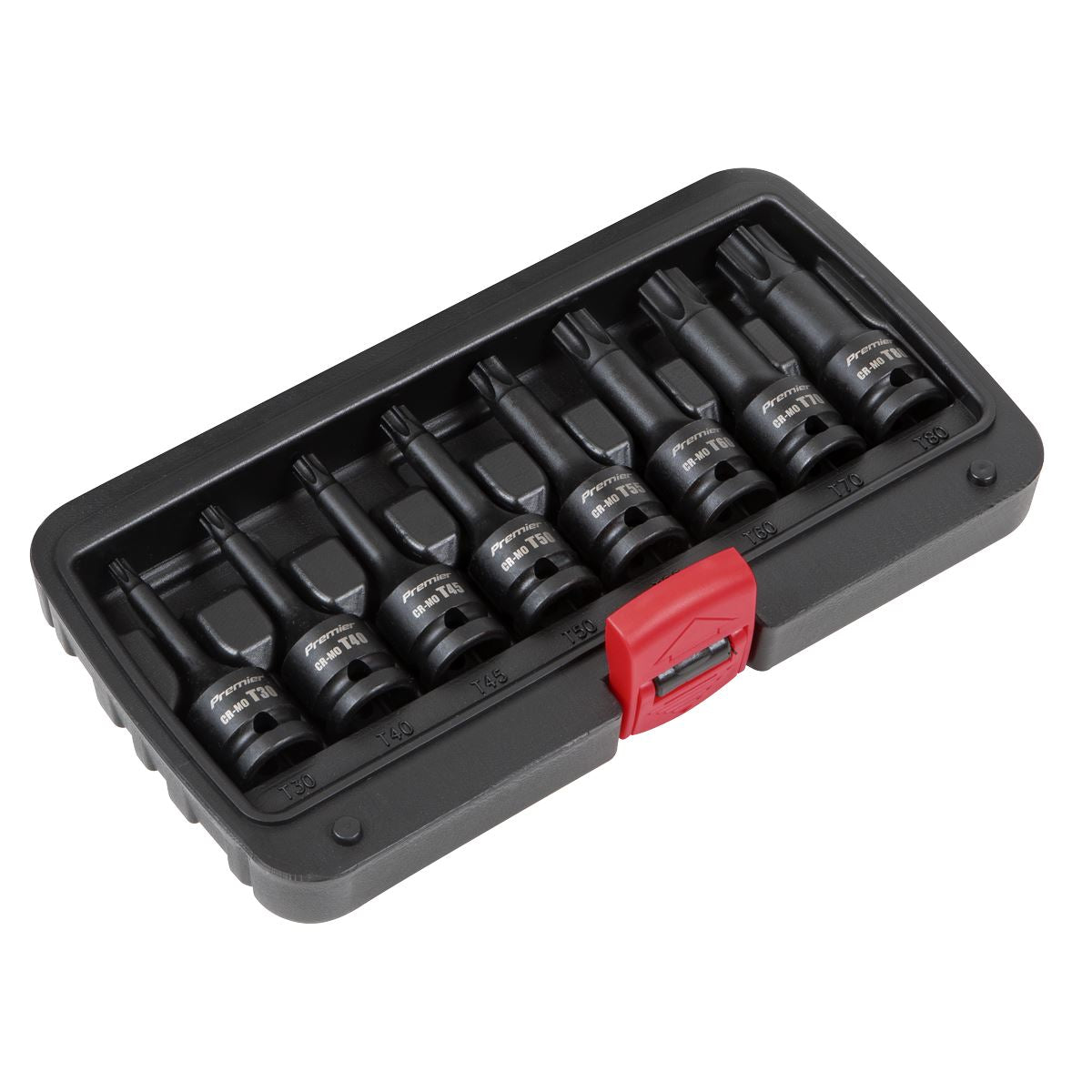 Sealey Impact TRX-Star* Socket Bit Set 8pc 1/2"Sq Drive AK5602