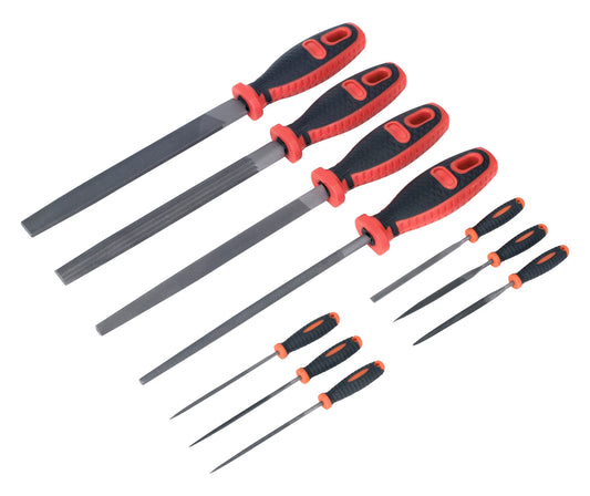 Sealey File Set 10pc Engineer's & Needle AK578