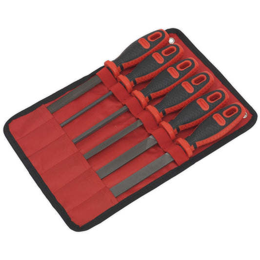 Sealey Engineer's File Set 6pc 150mm AK580