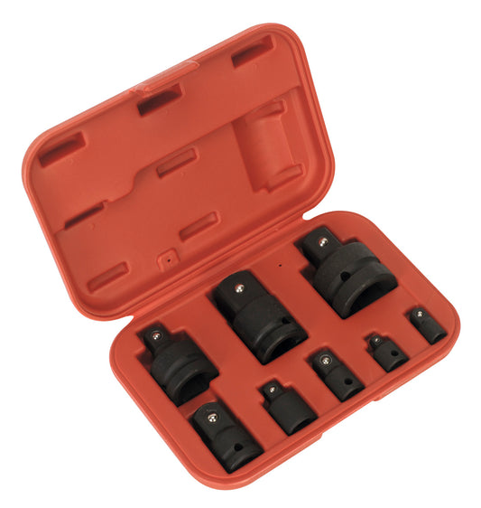 Sealey Impact Socket Adaptor Set 8pc Reducers Step Ups AK5900B