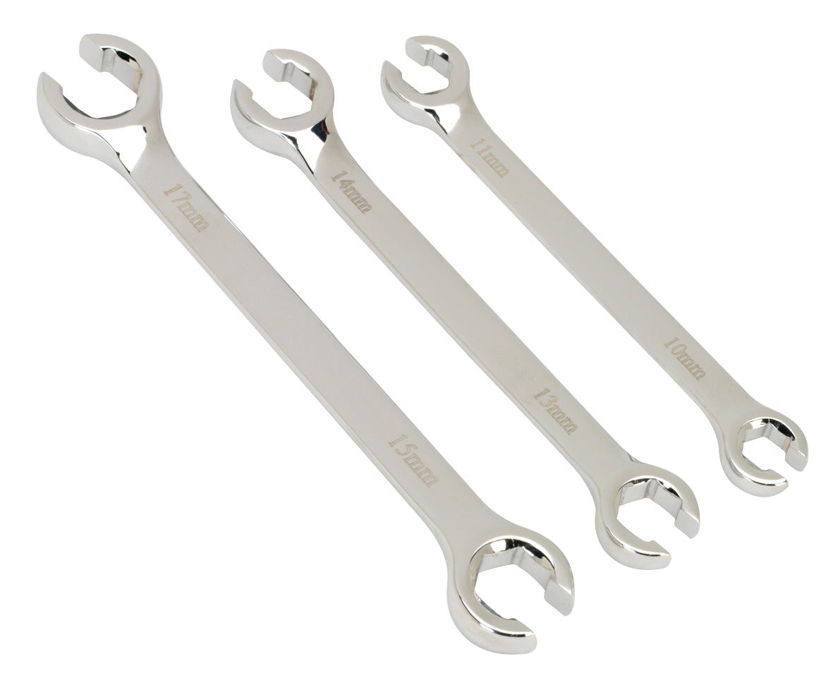 Sealey Flare Nut Spanner Set 3pc Metric AK600