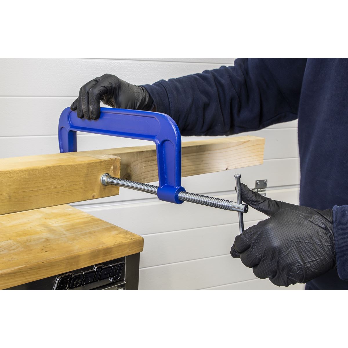 Sealey G-Clamp 200mm - Pack of 4 AK60084