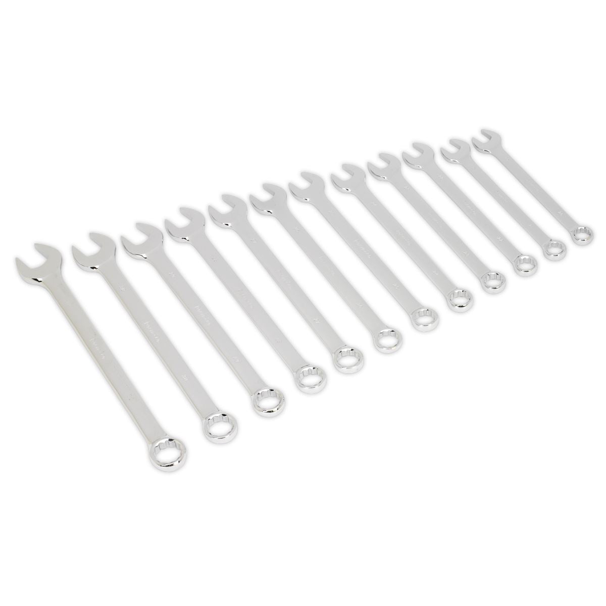 Sealey Combination Spanner Set 12pc Jumbo Metric AK6082