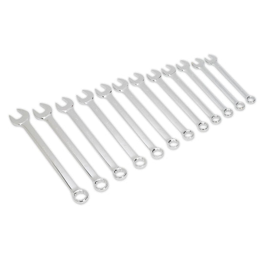 Sealey Combination Spanner Set 12pc Jumbo Metric AK6082
