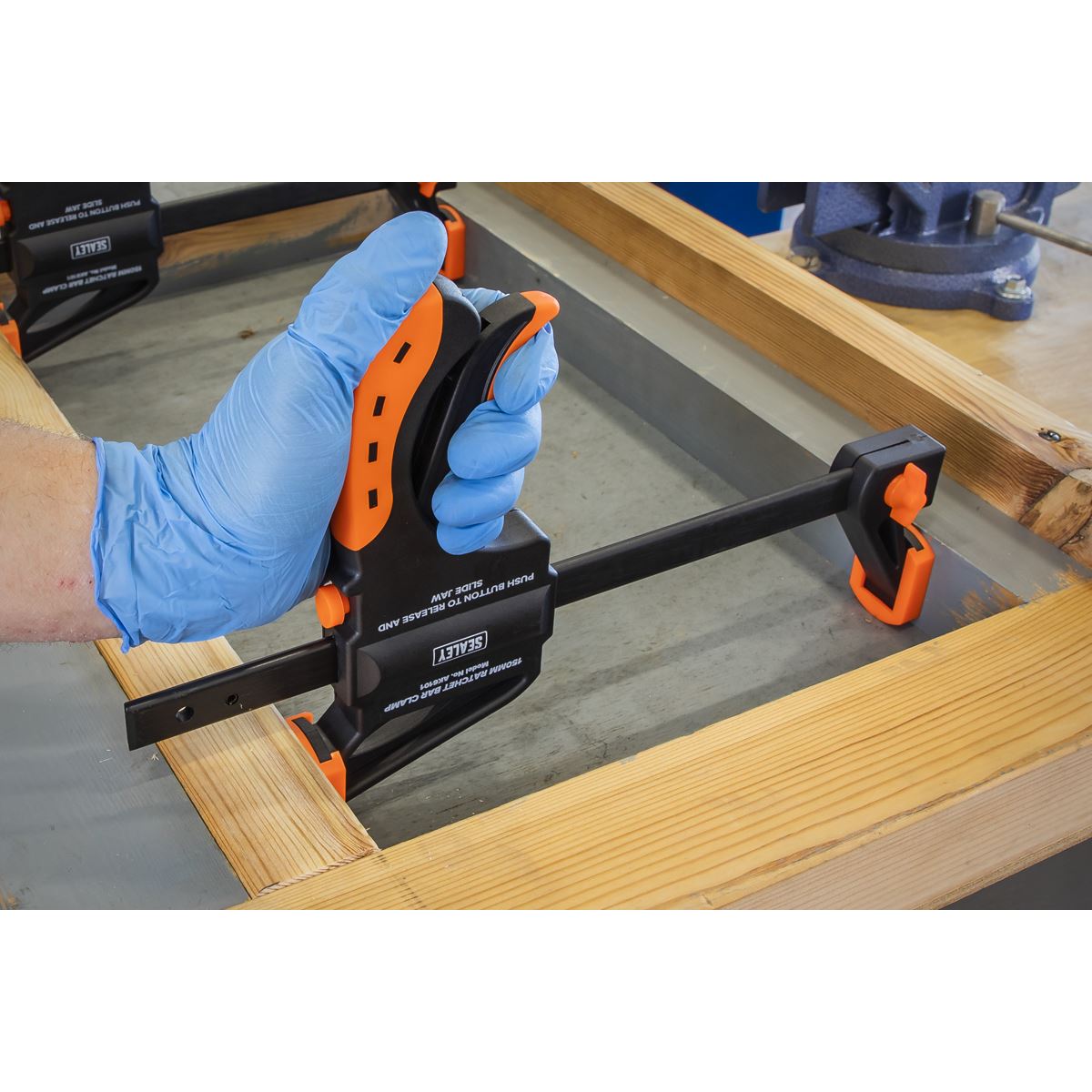 Sealey Ratchet Bar Clamp 150mm AK6101
