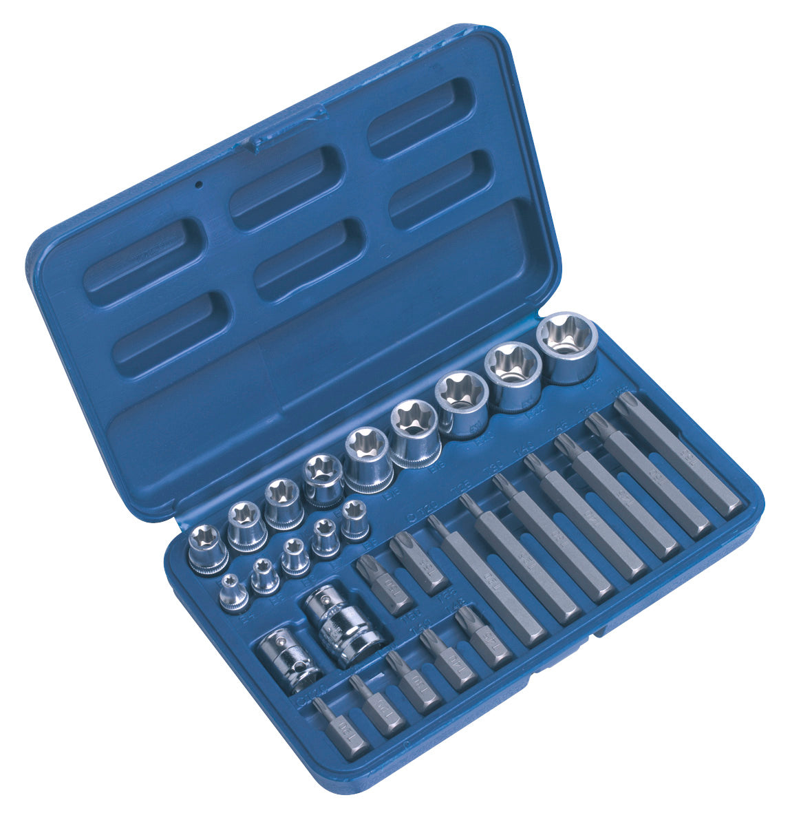 Sealey TRX-Star* Socket & Bit Set 30pc 1/4", 3/8" & 1/2"Sq Drive AK619
